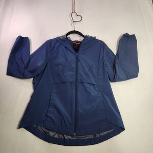 ⭐️Gerry Lightweight Full Zip Hooded Blue Utility Jacket Size Large⭐️